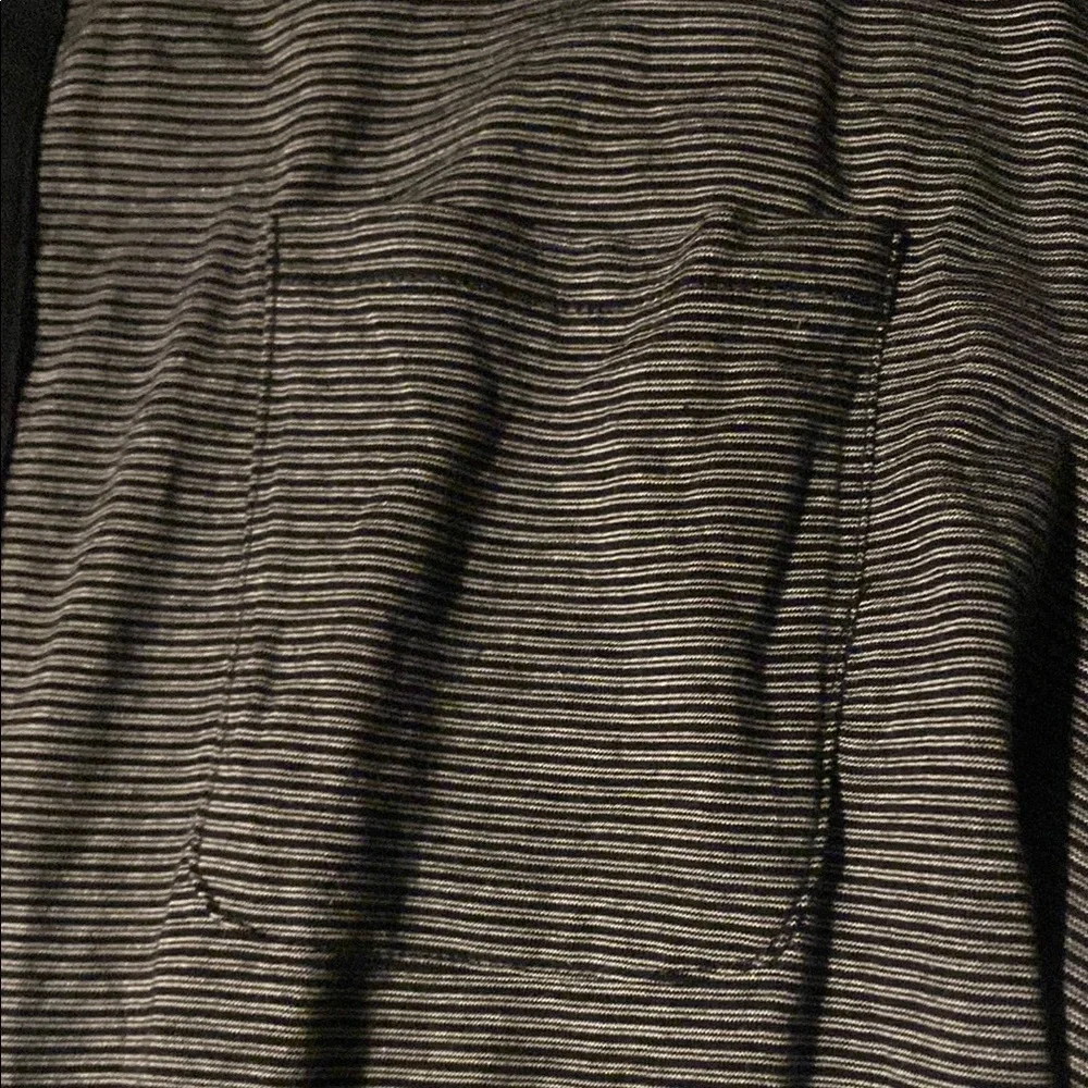 True‎ Religion Gray Long Sleeve Henley Tee